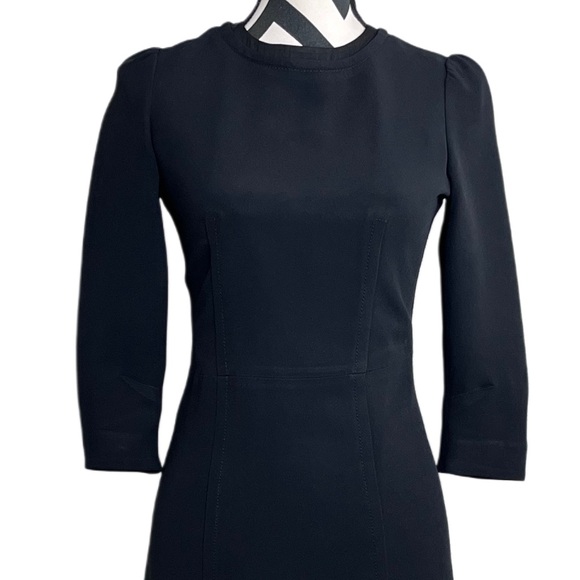 Louis Vuitton Uniform Office Business Sz XS 3/4 Sleeve Casual A-Line Shift Dress - Picture 4 of 15